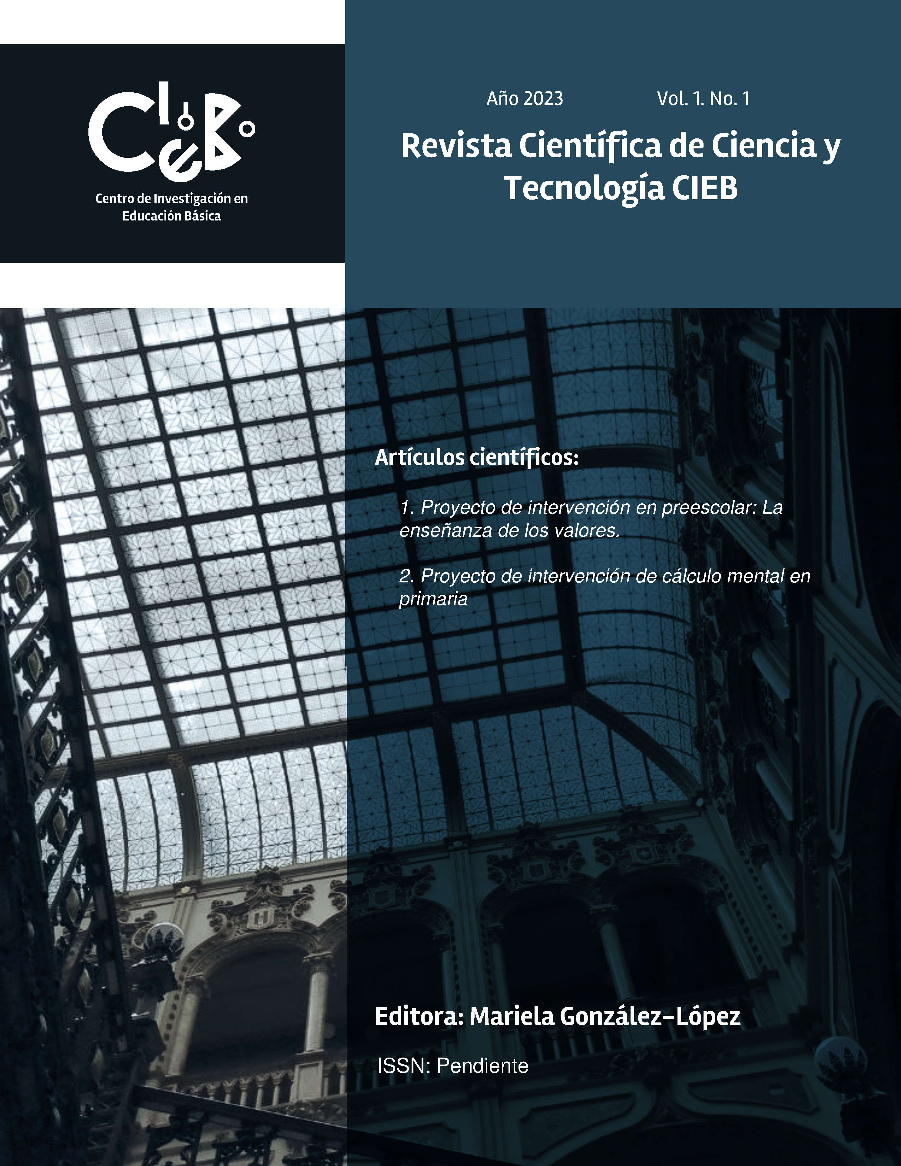 Portada de REVISTA CIENTÍFICA DE CIENCIA Y TECNOLOGÍA CIEB